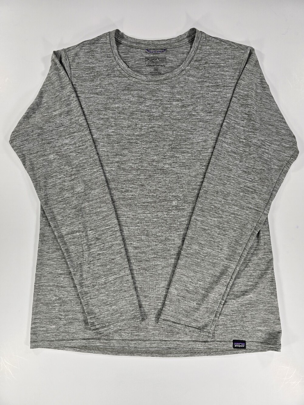 Patagonia Capilene Cool Daily Womens Medium Base Layer Gray Performance Stretch